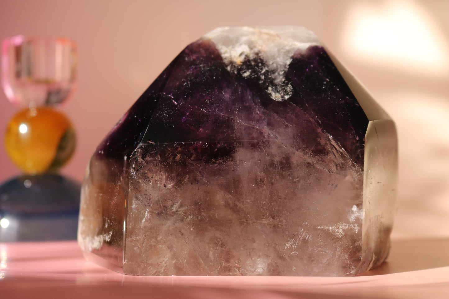 AMETHYST SMOKY QUARTZ XL CHONK