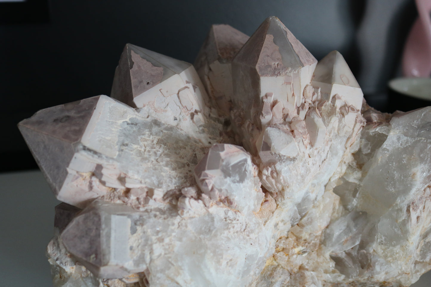 UNICORN CANDLE QUARTZ XL CLUSTER