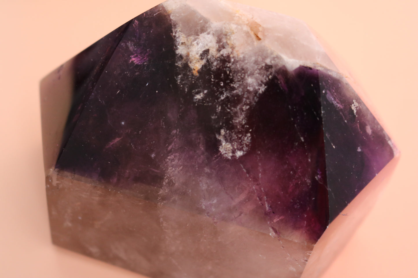 AMETHYST SMOKY QUARTZ XL CHONK