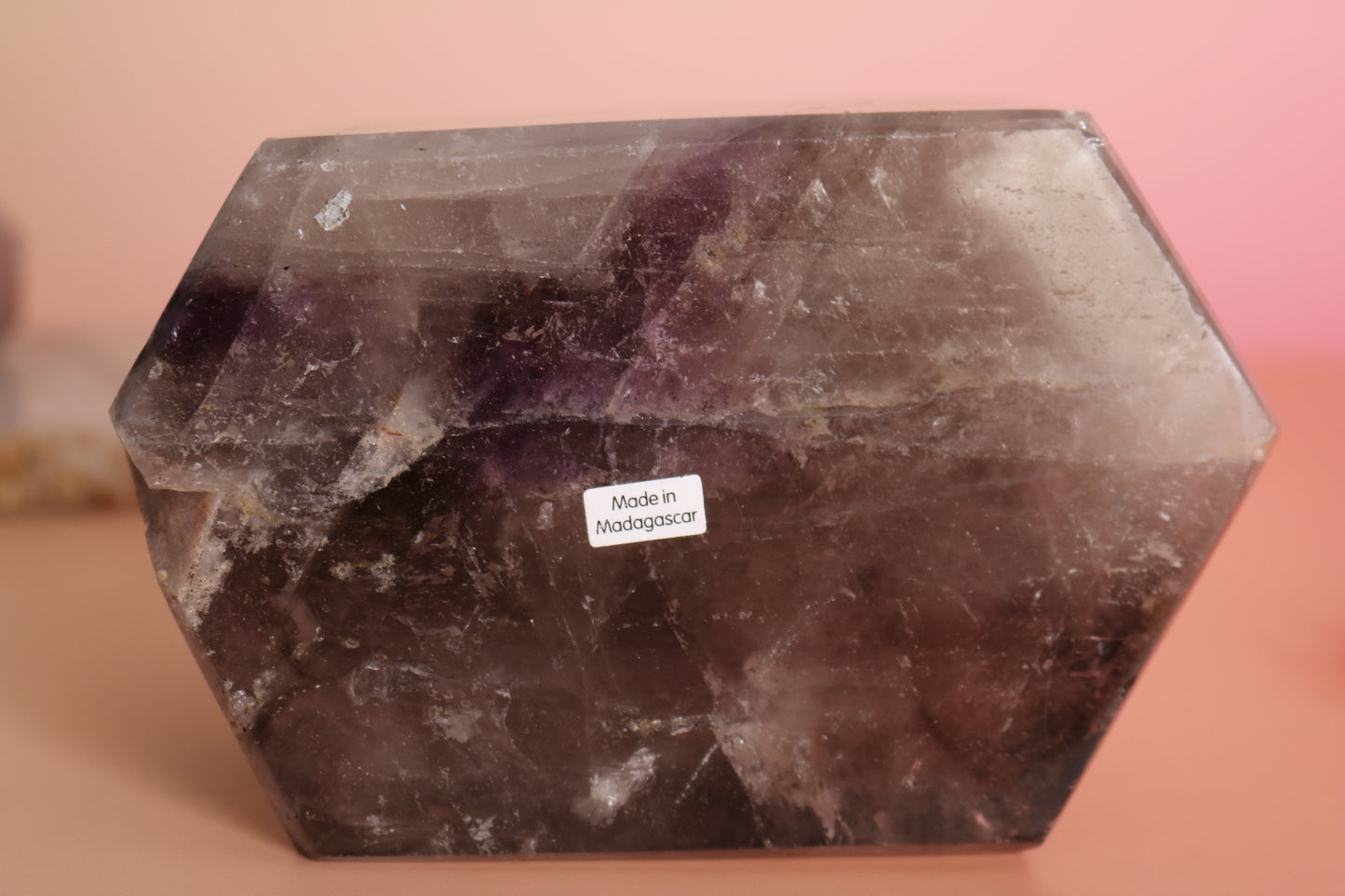 AMETHYST SMOKY QUARTZ XL CHONK