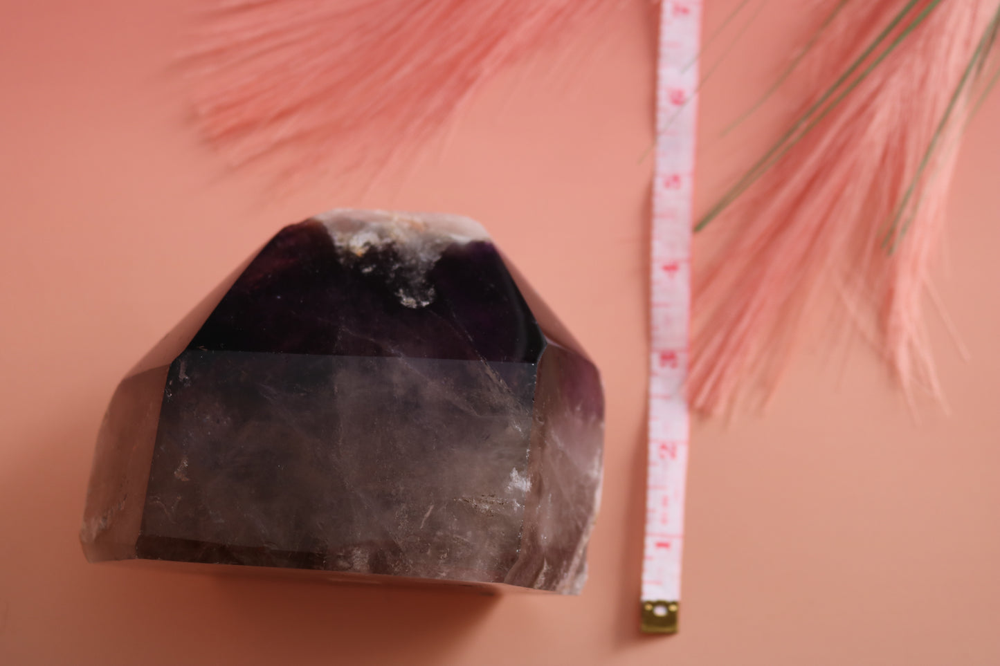 AMETHYST SMOKY QUARTZ XL CHONK