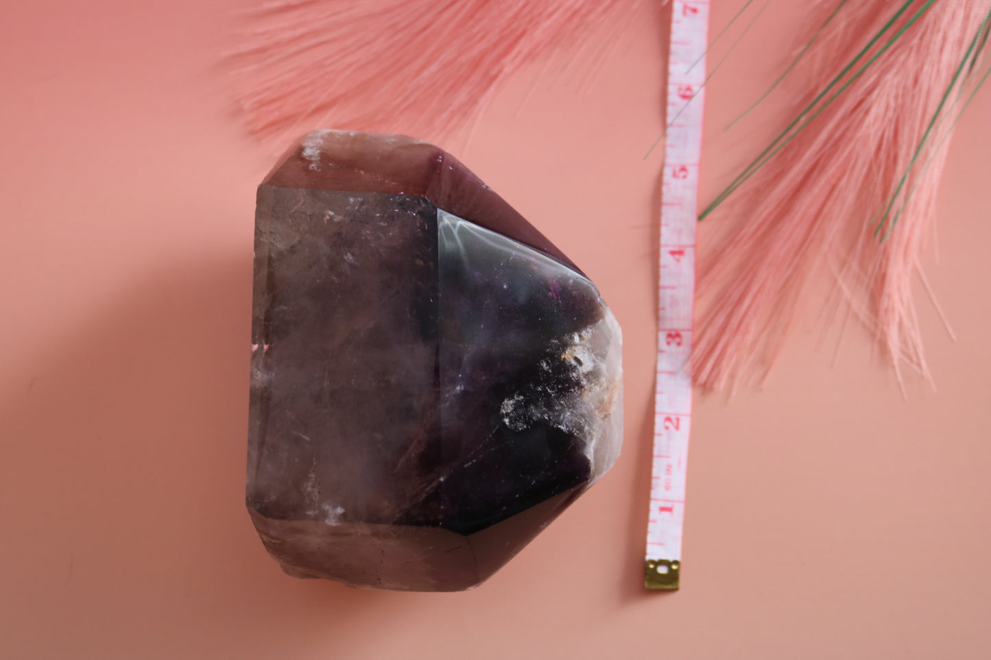 AMETHYST SMOKY QUARTZ XL CHONK