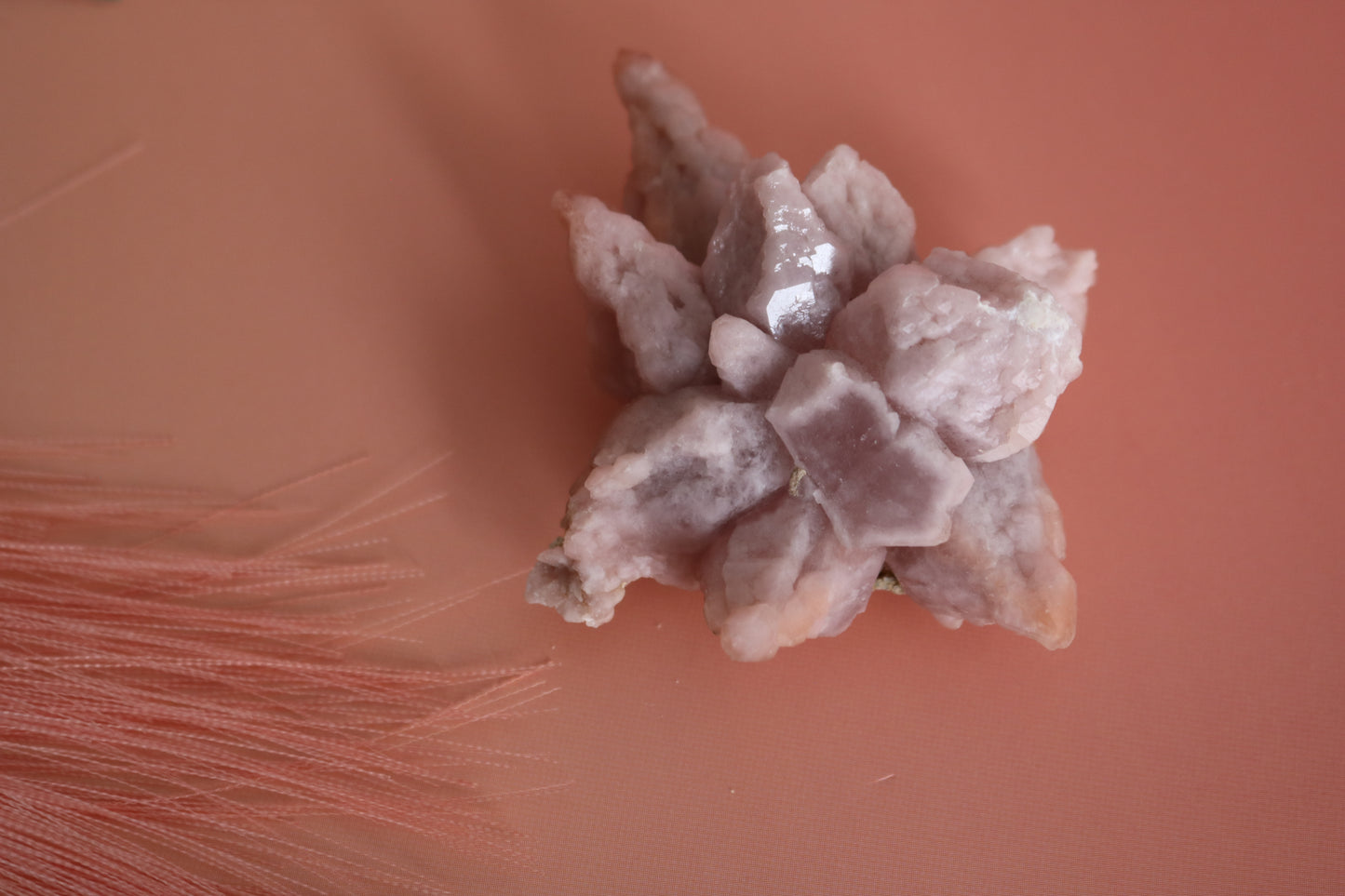 PINK AMETHYST SNOW QUARTZ STAR