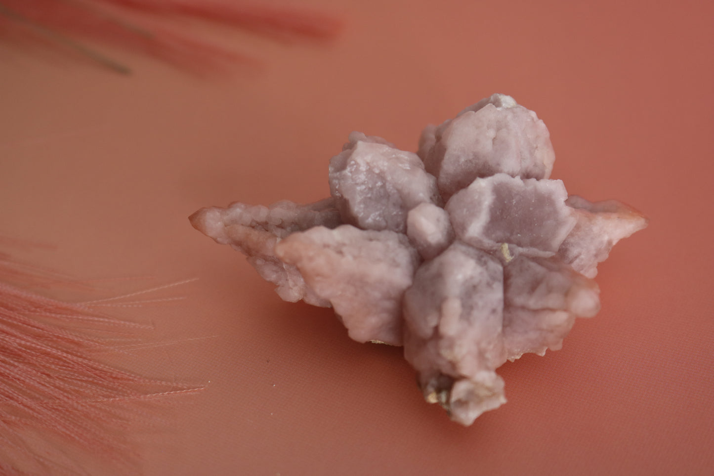 PINK AMETHYST SNOW QUARTZ STAR