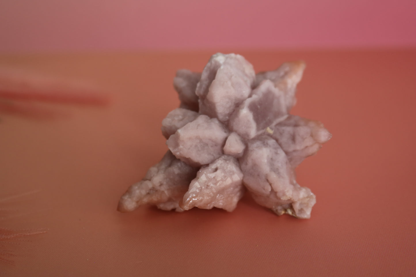 PINK AMETHYST SNOW QUARTZ STAR