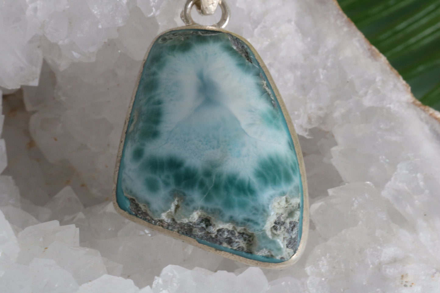 LARIMAR *RARE* OBLONG NECKLACE