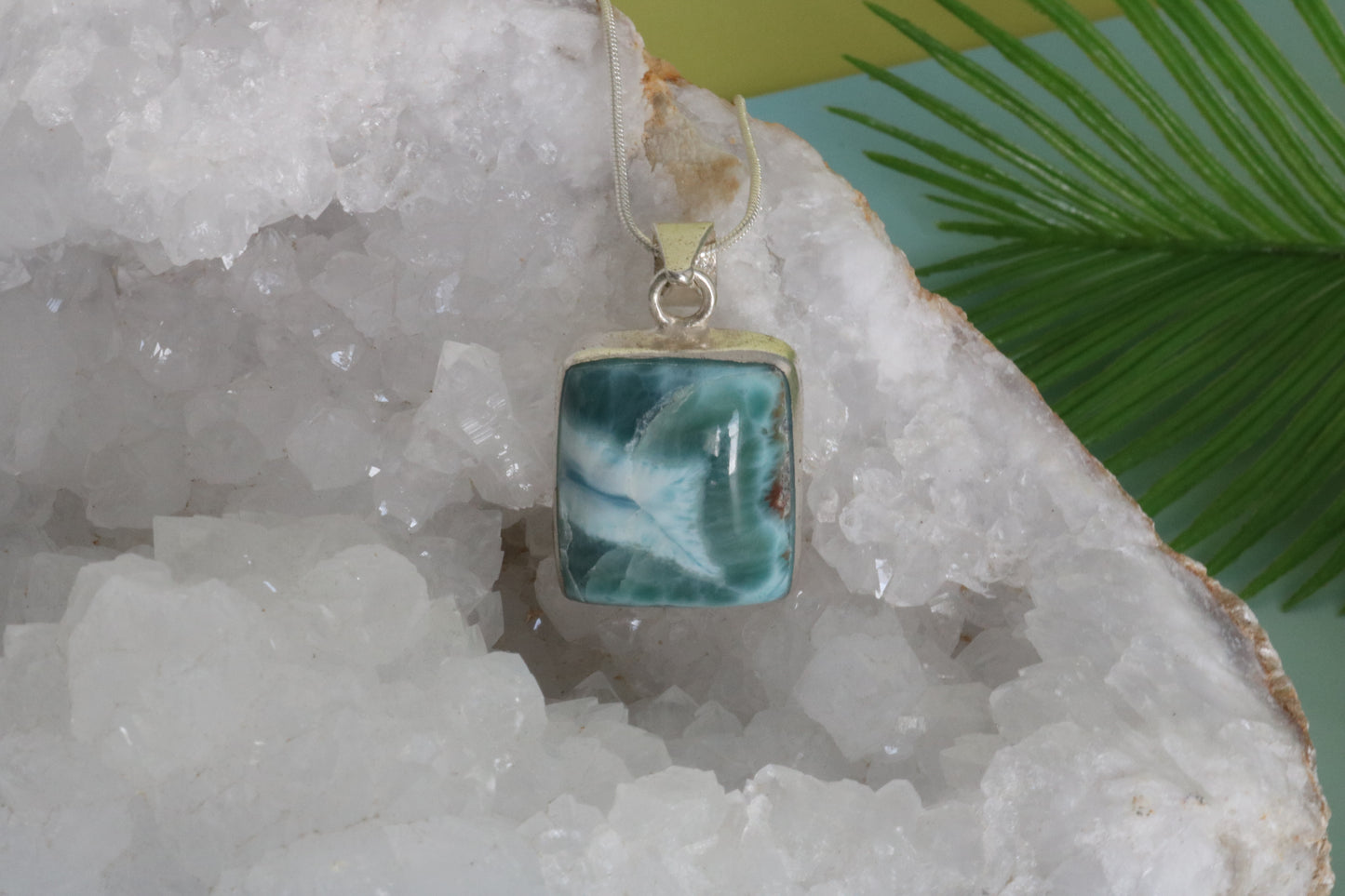 LARIMAR *RARE* SQUARE NECKLACE