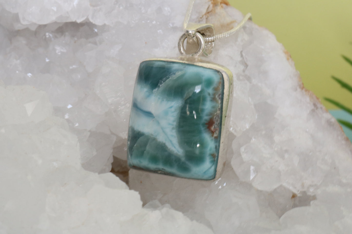 LARIMAR *RARE* SQUARE NECKLACE