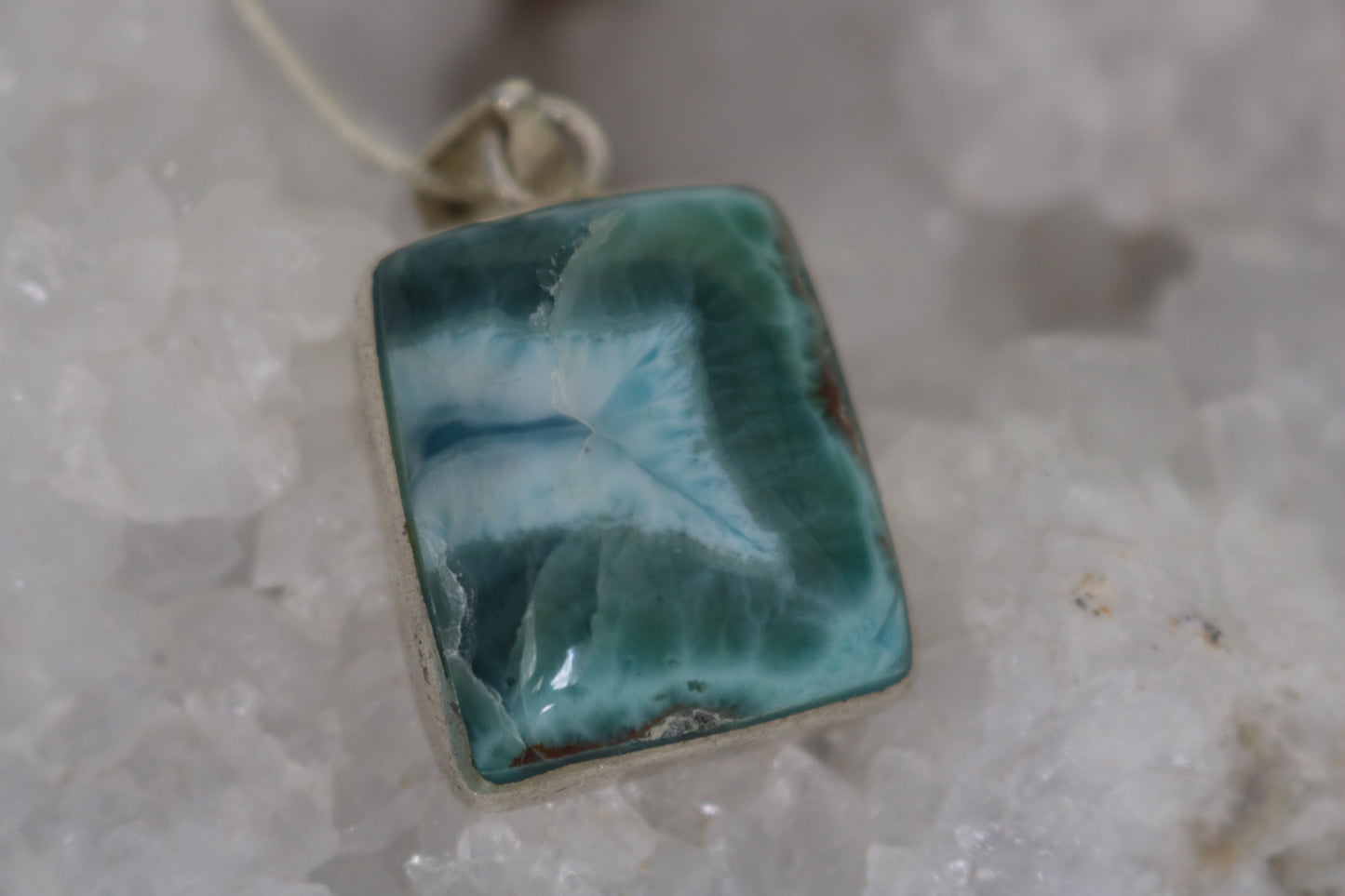 LARIMAR *RARE* SQUARE NECKLACE