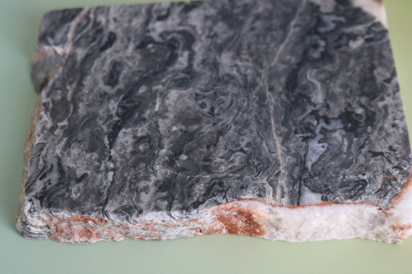 GREY CRAZY LACE AGATE SLAB