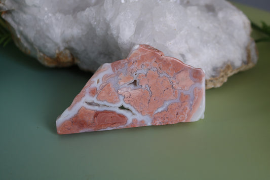 COTTON CANDY PINK AGATE SLAB