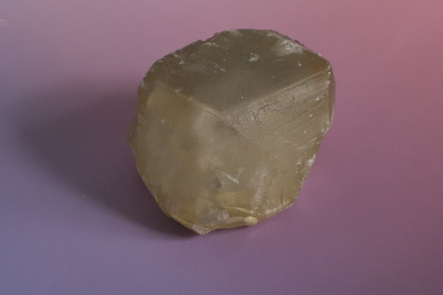 YELLOW CALCITE LARGE CHUNK