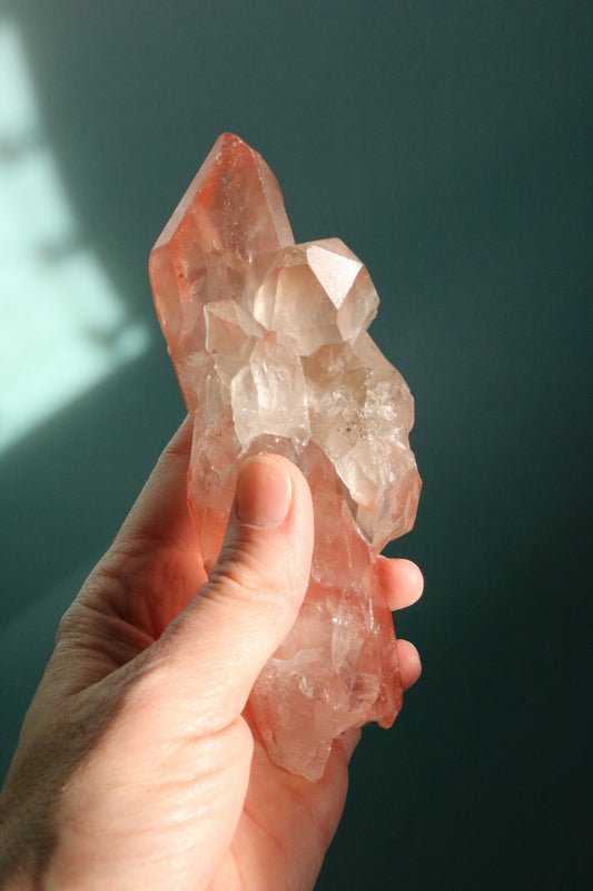 Pink Lemurian Quartz (Brazil) Wand