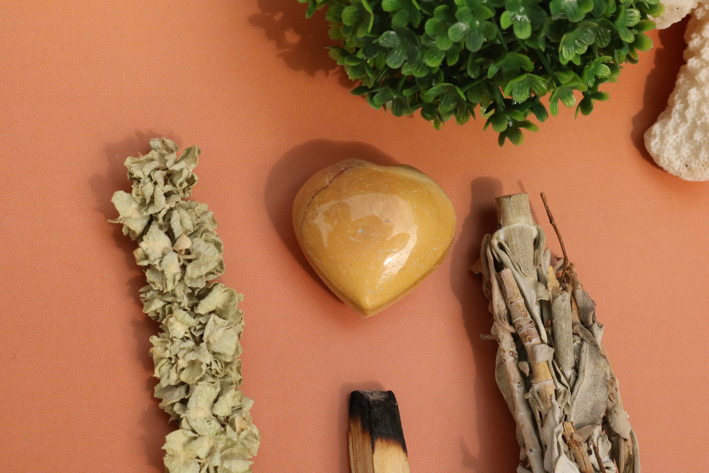 Mookaite Jasper mini heart 2