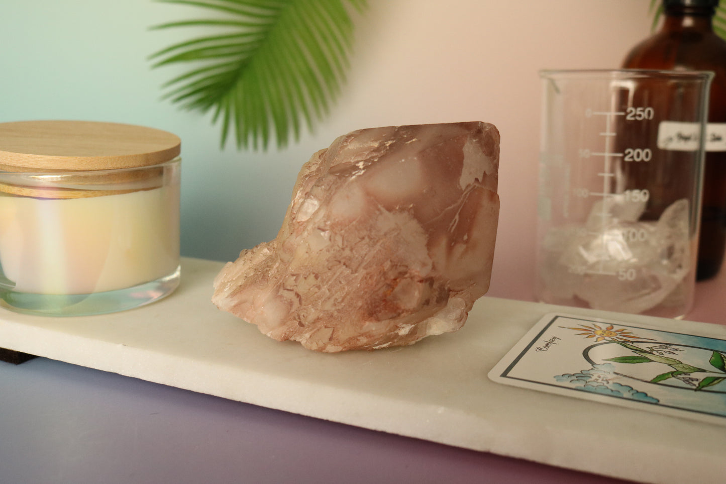 Lithium Candle Quartz Peak