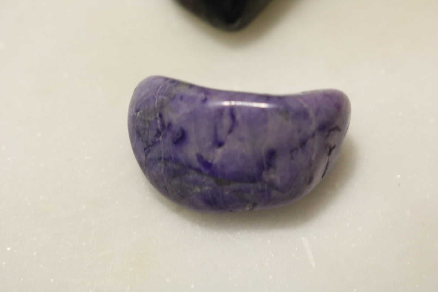 CHAROITE PEBBLE, rare mineral