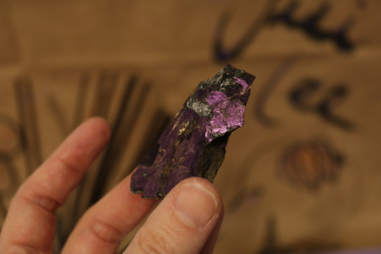 Purpite, raw chunk