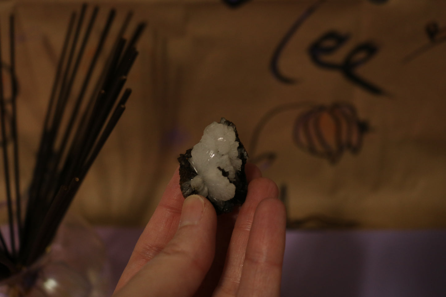 HEMIMORPHITE CLUSTER, WHITE