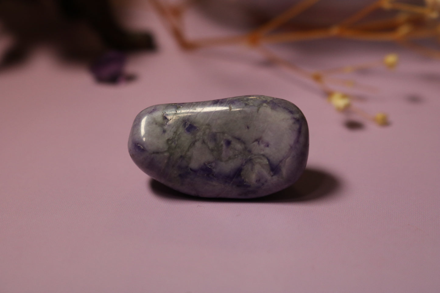 CHAROITE PEBBLE, rare mineral