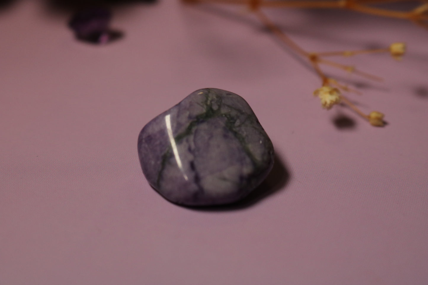 CHAROITE PEBBLE, rare mineral 2