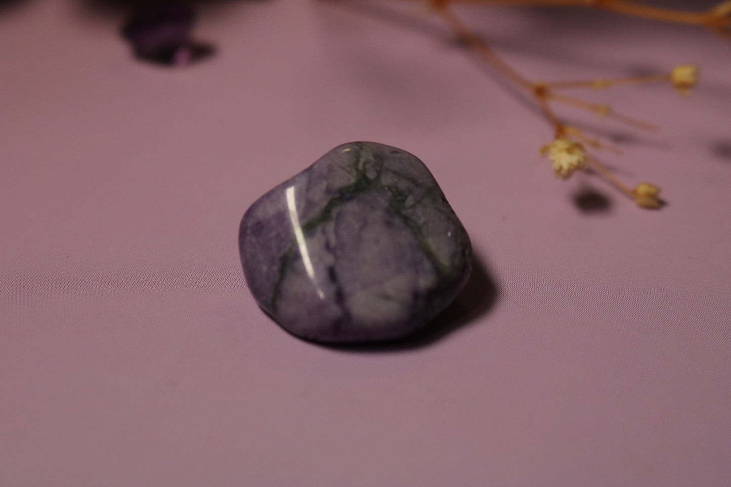 CHAROITE PEBBLE, rare mineral 2
