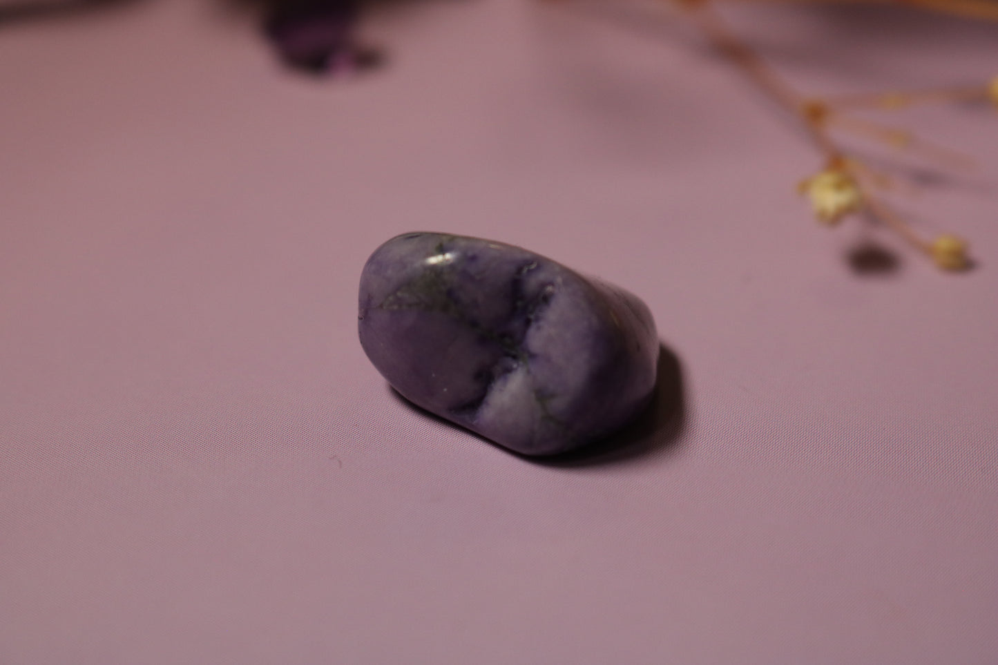 CHAROITE PEBBLE, rare mineral 2