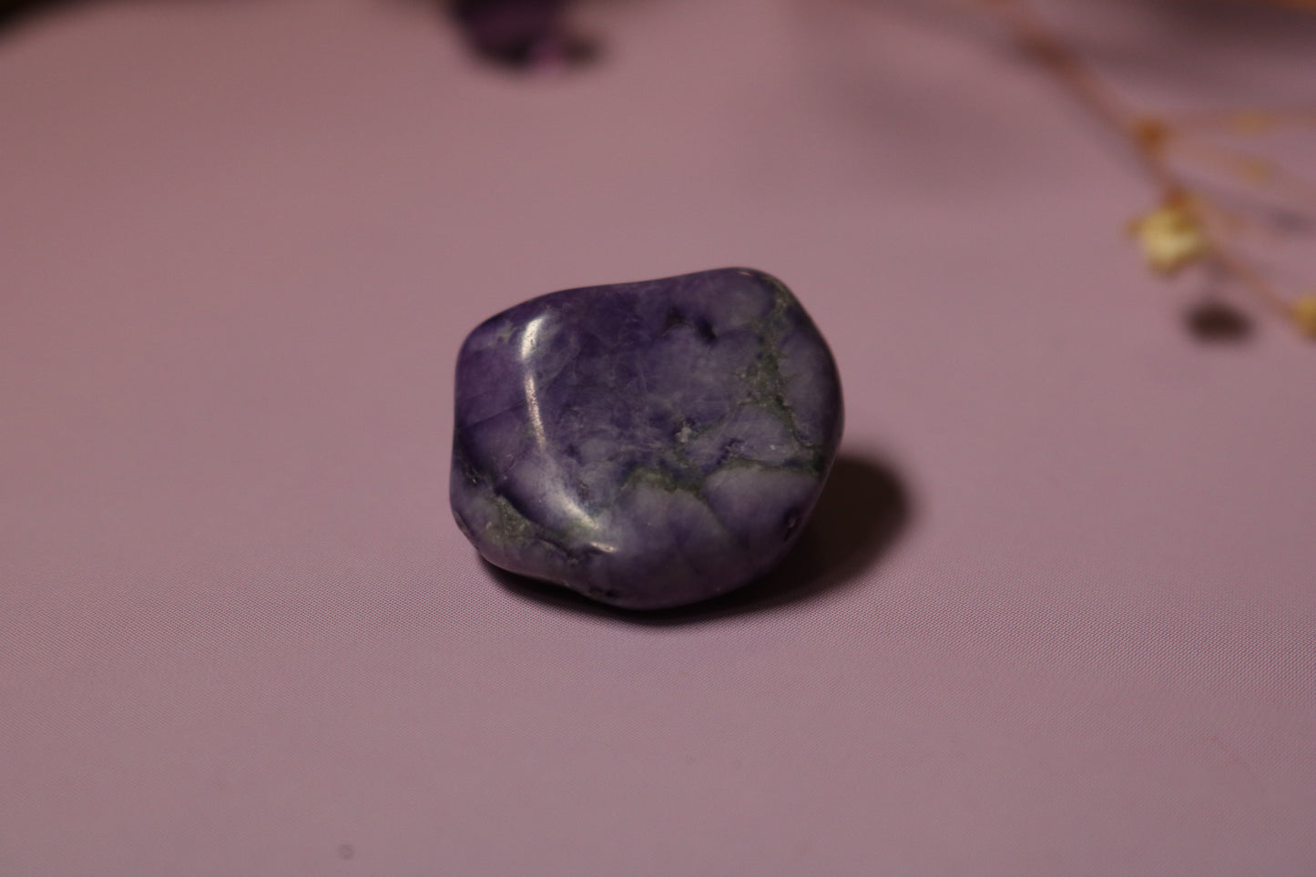 CHAROITE PEBBLE, rare mineral 2