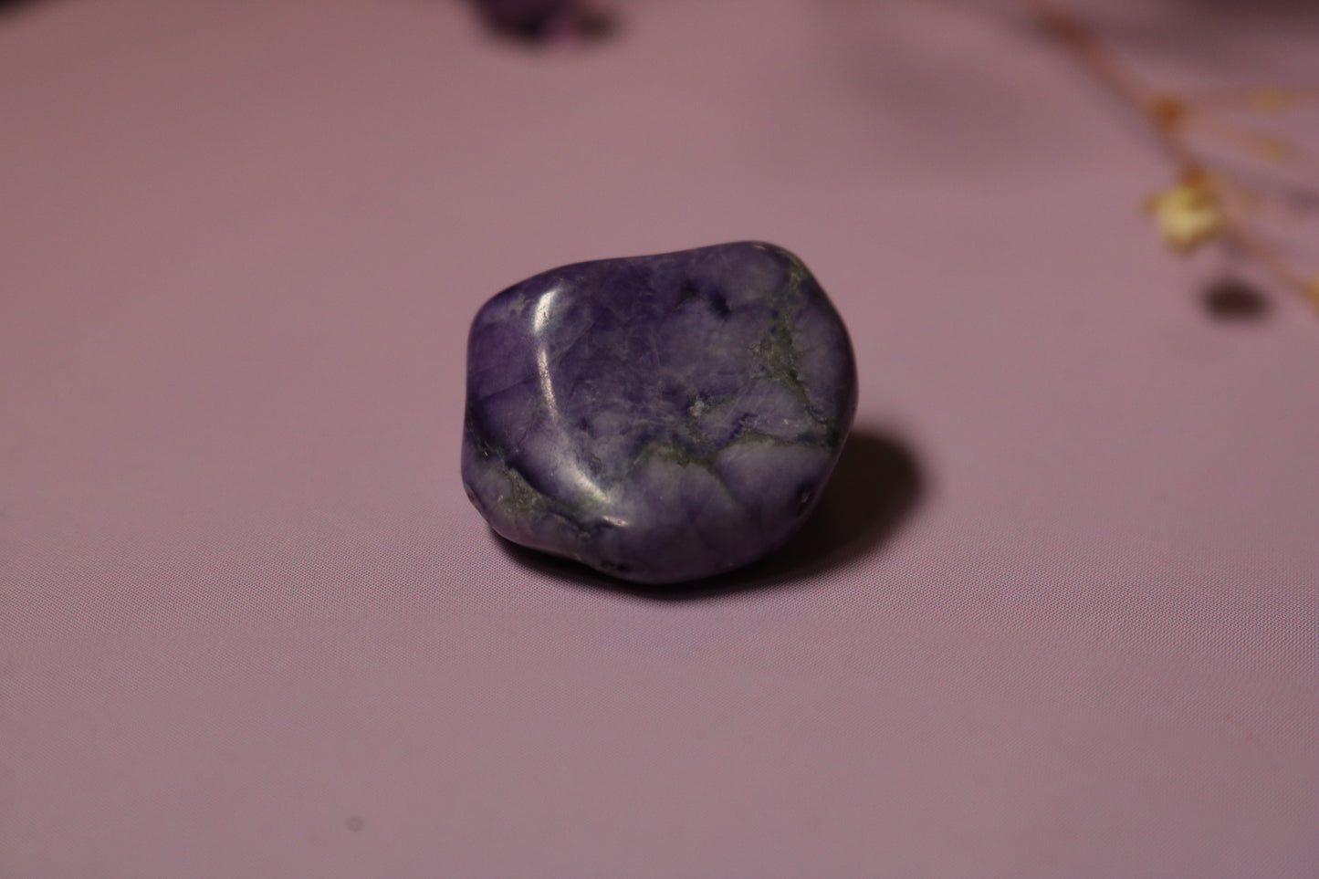 CHAROITE PEBBLE, rare mineral 2