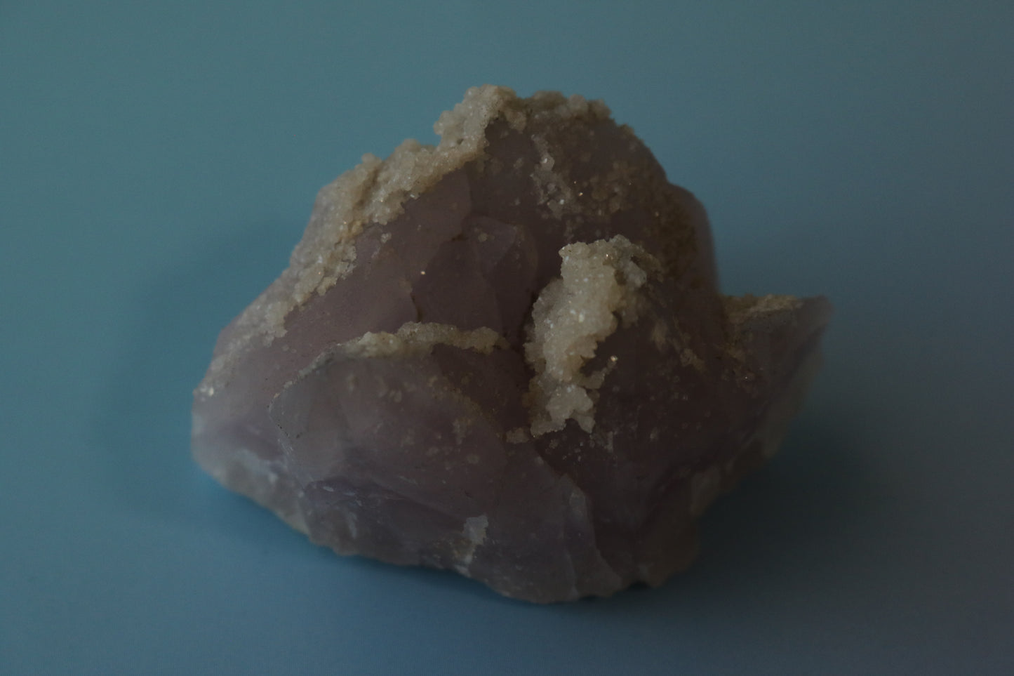 Princess Amethyst (old stock), Pastel Amethyst, calcite crown