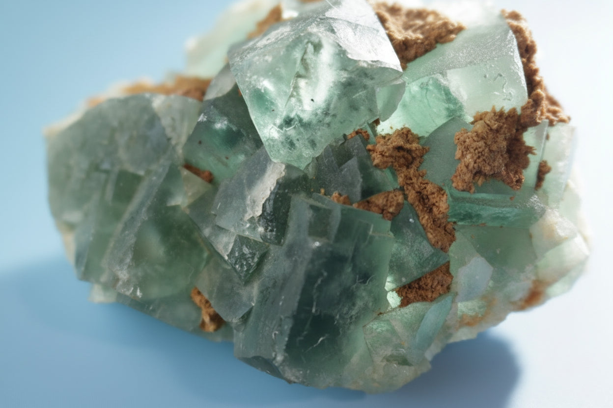 Green Cubic Fluorite, UV Reactive, glows bright blue