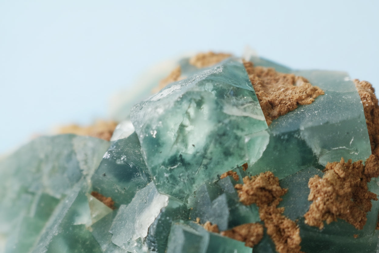 Green Cubic Fluorite, UV Reactive, glows bright blue