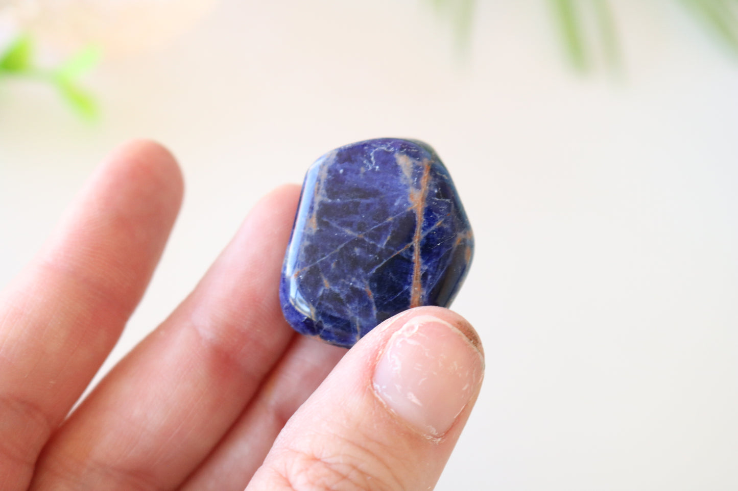 LAPIS LAZULI PEBBLE, POLISHED STONE