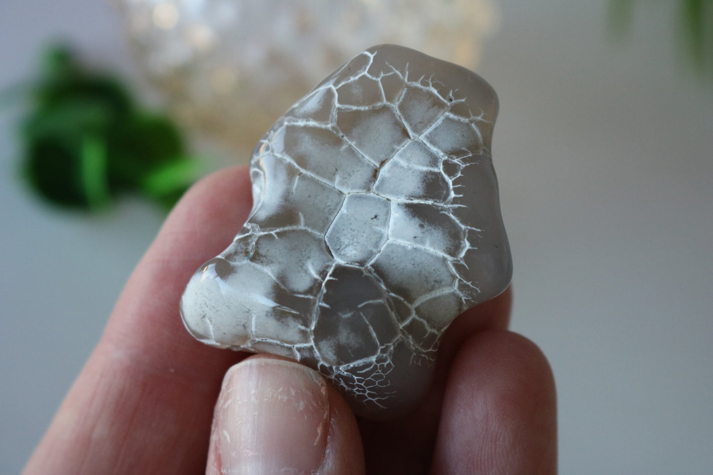 SNAKESKIN AGATE PEBBLE