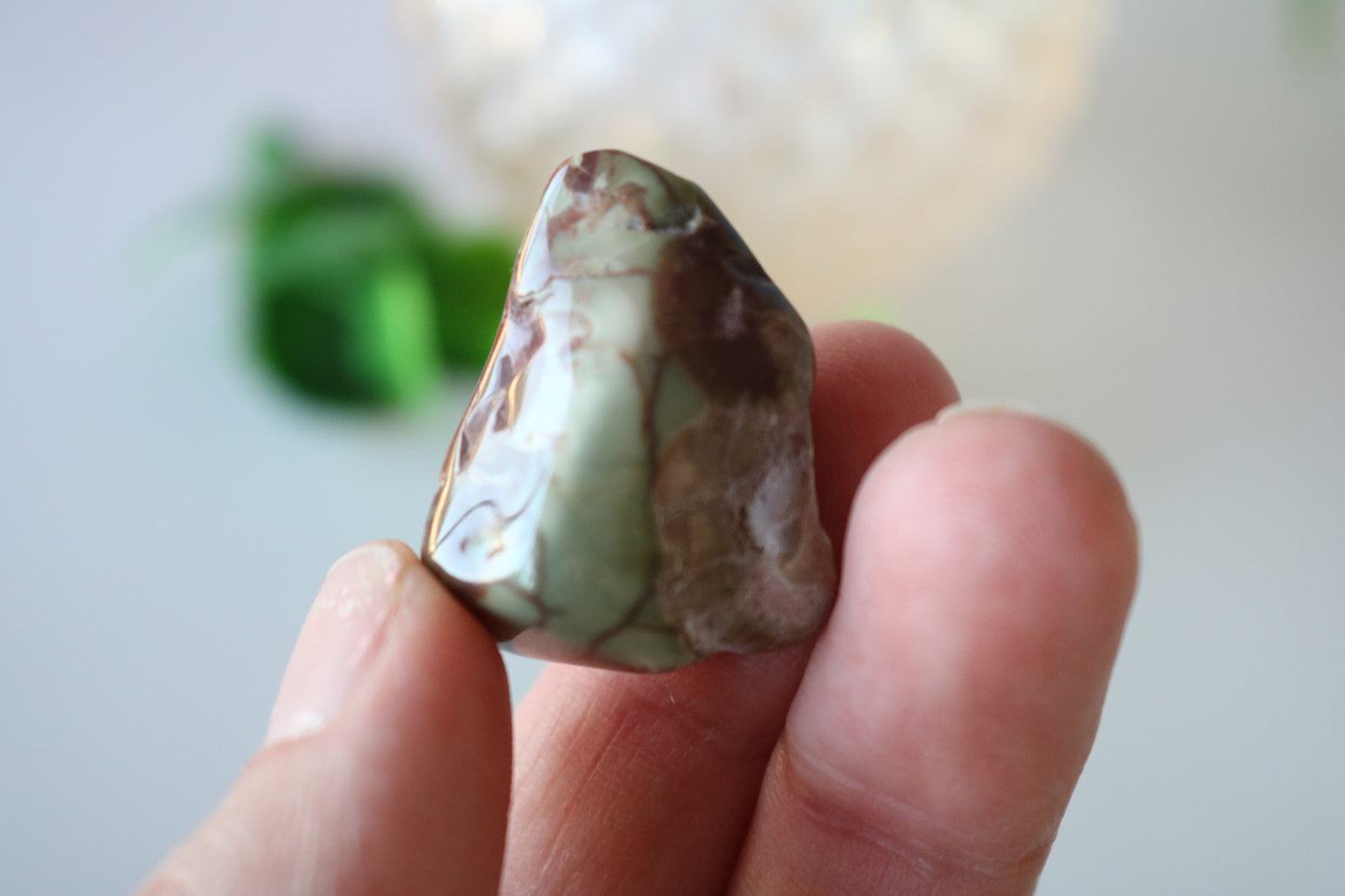 SNAKESKIN AGATE PEBBLE 3