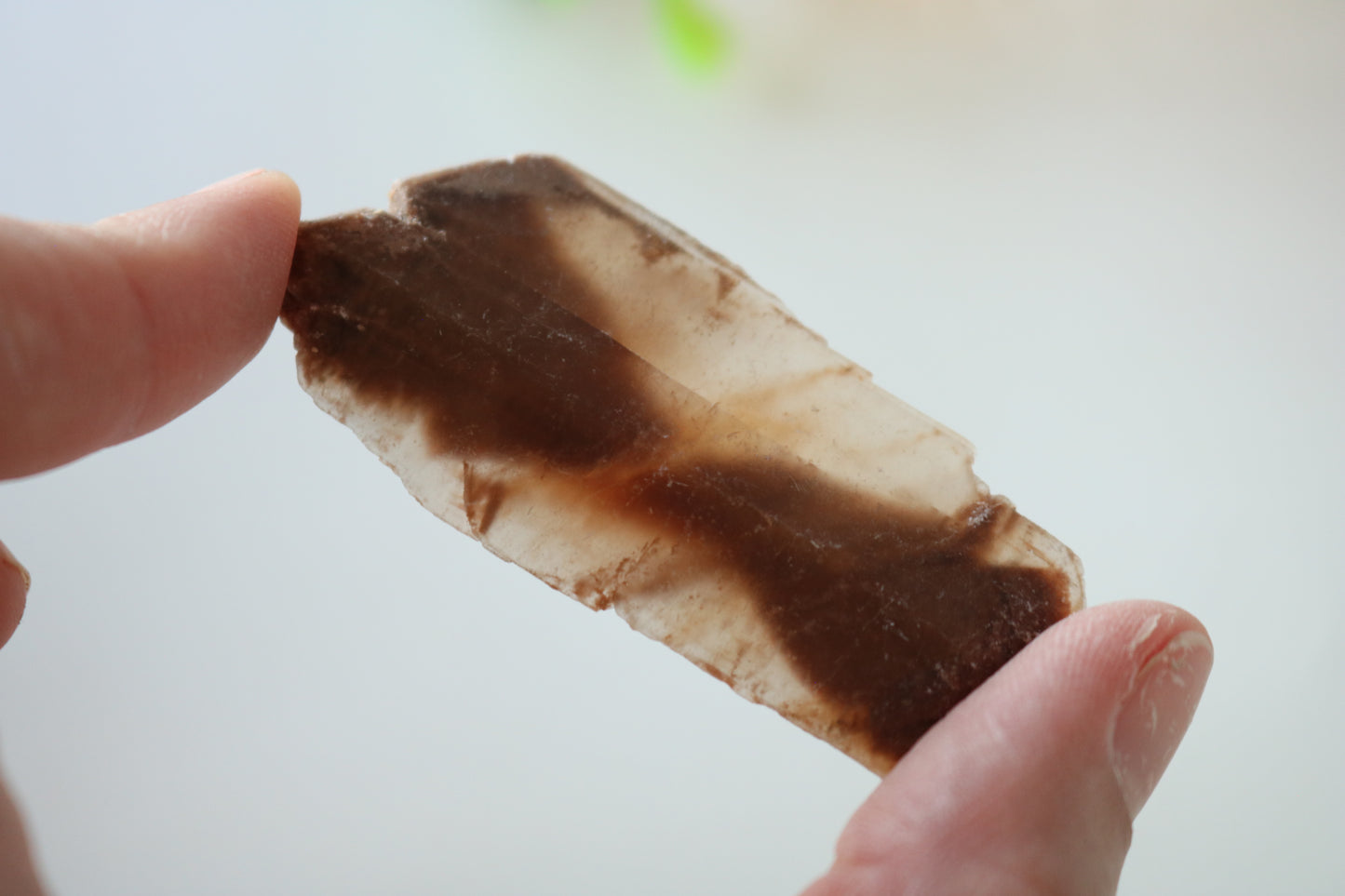 HOUR GLASS SELENITE PIECE 2