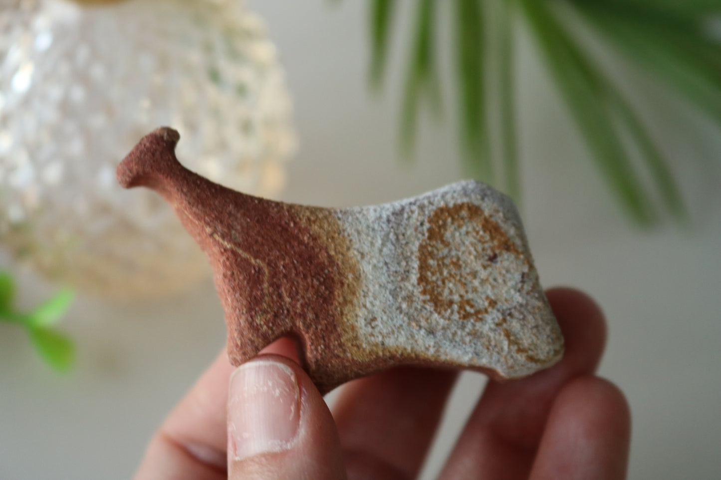 SANDSTONE HORSE CARVING