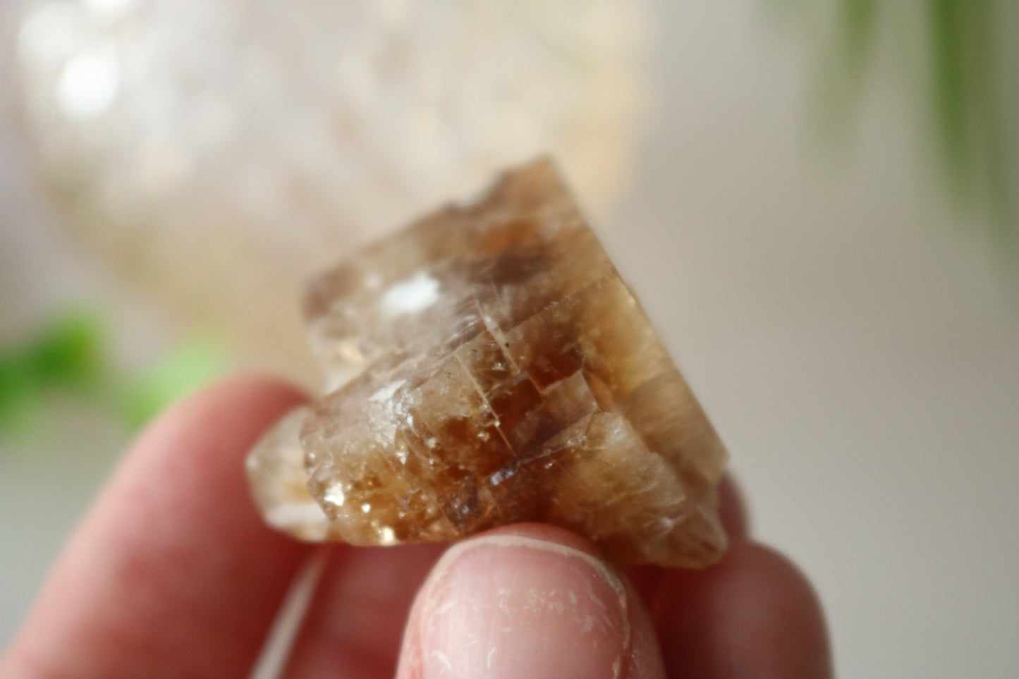 YELLOW CUBE FLUORITE SPECIMEN