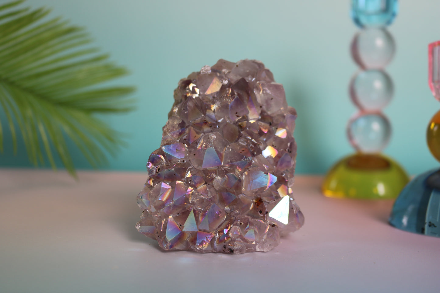 AURA AMETHYST CLUSTER