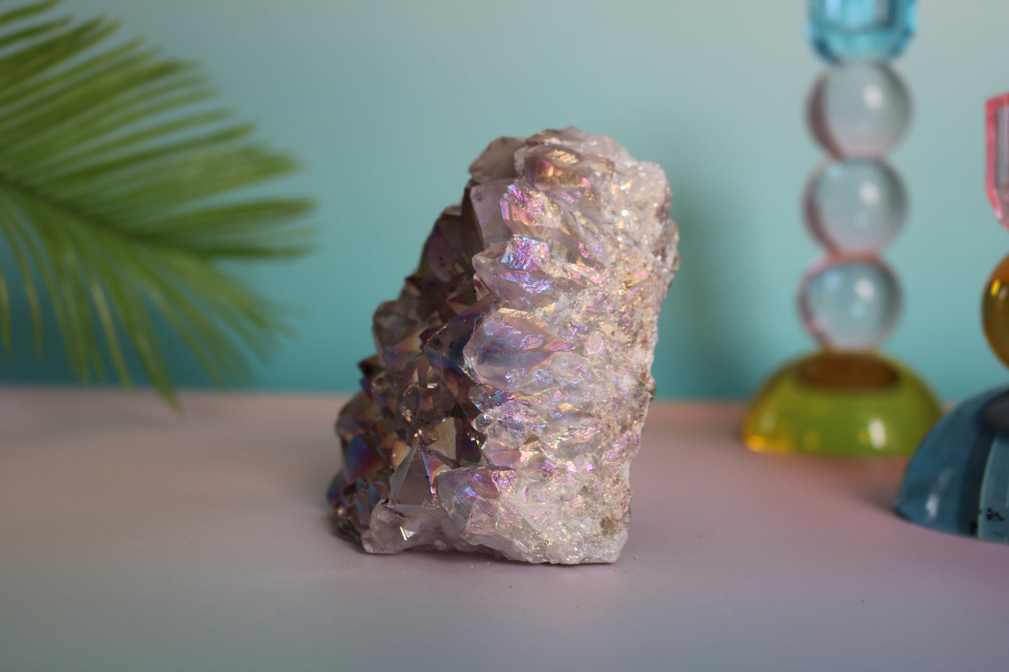 AURA AMETHYST CLUSTER