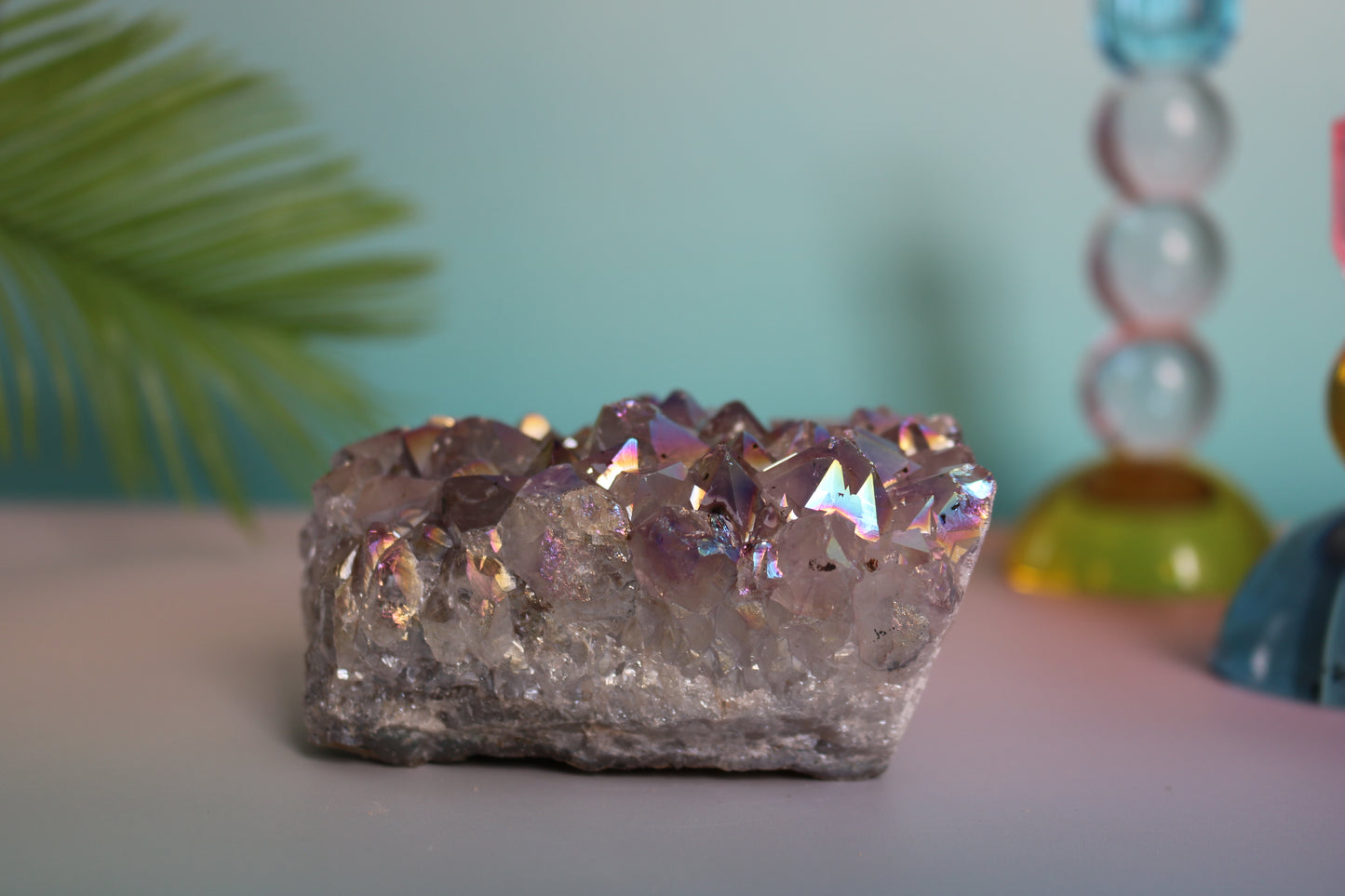 AURA AMETHYST CLUSTER