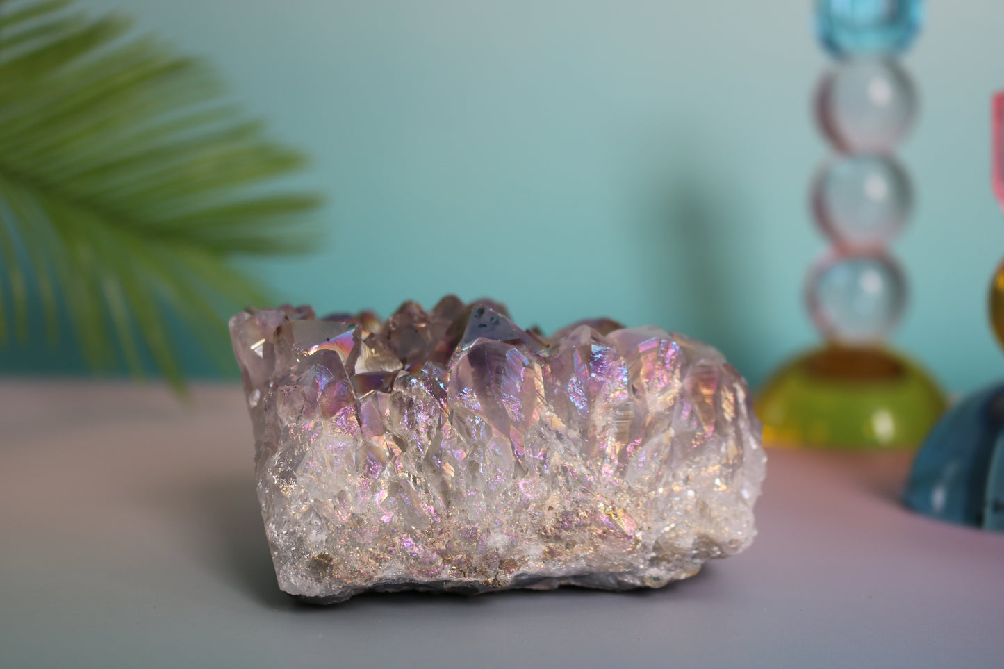 AURA AMETHYST CLUSTER