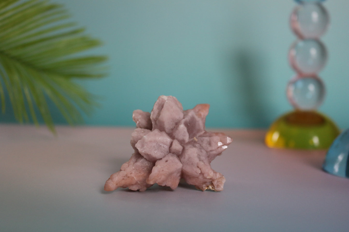 PINK AMETHYST SNOW QUARTZ STAR