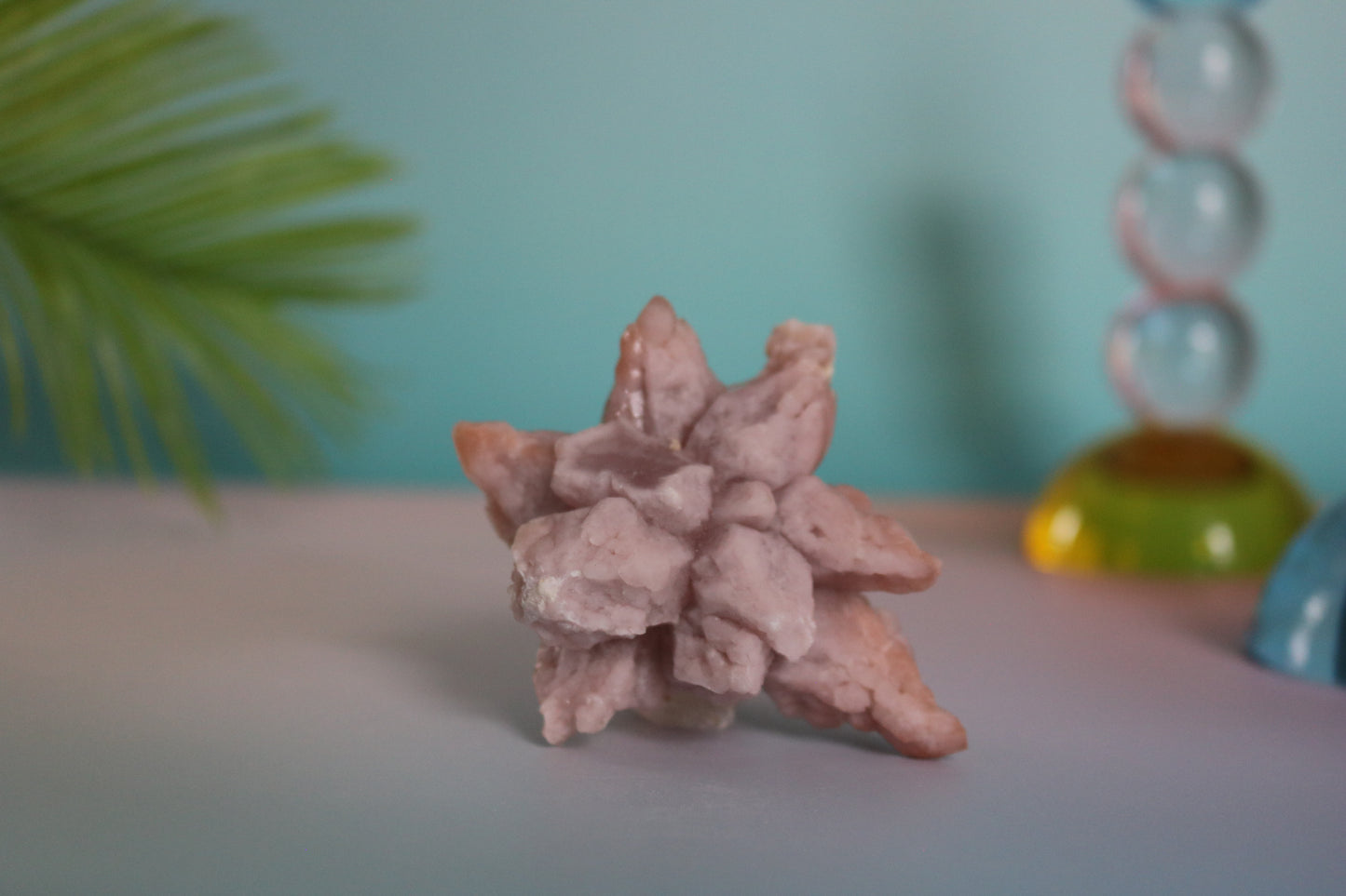 PINK AMETHYST SNOW QUARTZ STAR