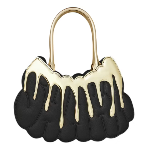 Sprayground Goldheart Shark Drip Handbag