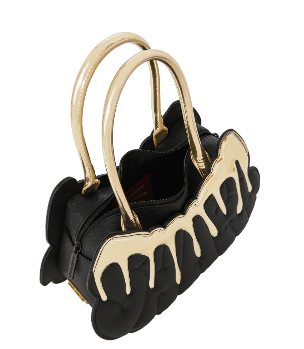 Sprayground Goldheart Shark Drip Handbag